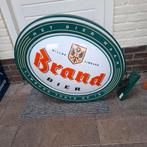 Brand bier lichtbak ovaal groot model, Ophalen, Gebruikt, Lichtbak of (neon) lamp