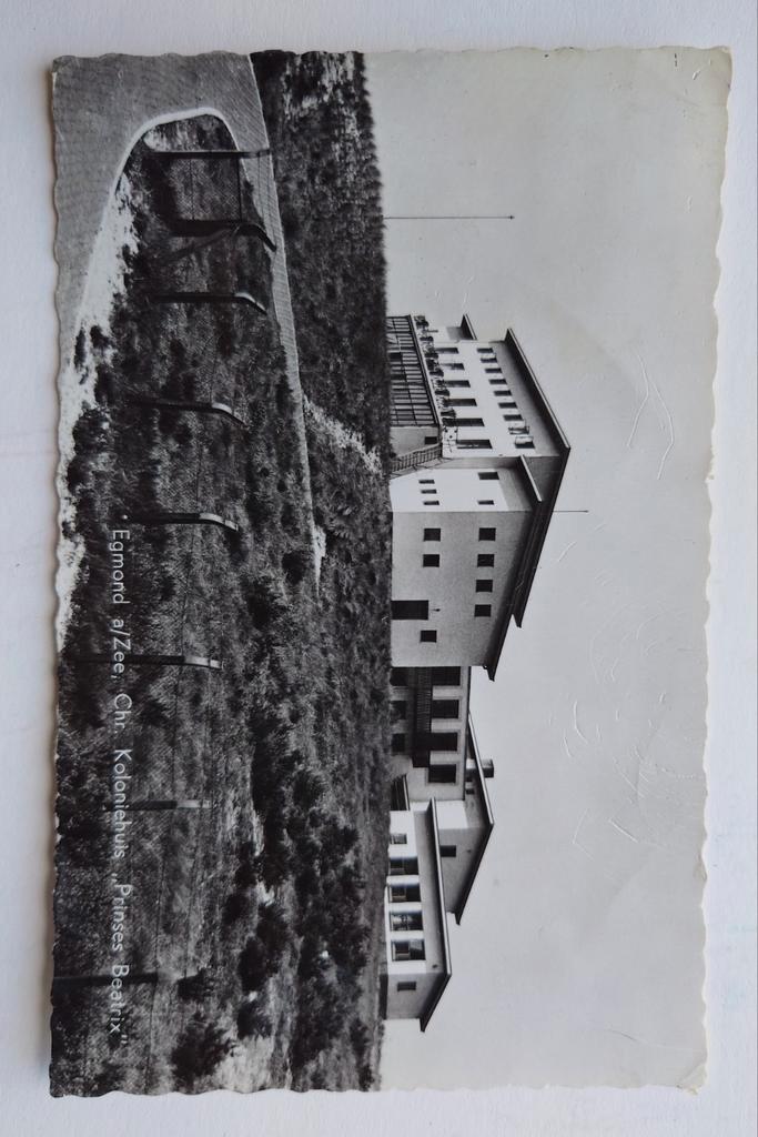 Kaart Egmond aan Zee - Chr. Koloniehuis Beatrix, Verzamelen, Ansichtkaarten | Nederland, Gelopen, Noord-Holland, Ophalen of Verzenden