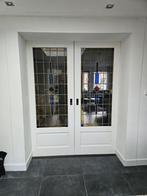 Glas in lood schuifdeuren / Ensuite, Ophalen, Gebruikt, 80 tot 100 cm, Binnendeur