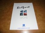 brochure Peugeot 306 Belfort  1996, Boeken, Auto's | Folders en Tijdschriften, Nieuw, Peugeot, Ophalen of Verzenden