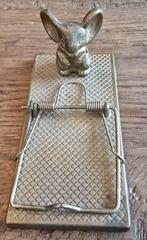 Vintage Geelkoperen Muizenval Presse-papier, Ophalen of Verzenden