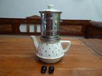 Porseleinen koffiepot met metalen filter, Sultana, Ophalen of Verzenden