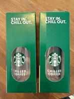 Starbucks glazen met rietjes, Huis en Inrichting, Keuken | Servies, Glas of Glazen, Nieuw, Ophalen of Verzenden, Glas