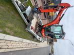 Kubota met aanhanger, Ophalen of Verzenden, Graafmachine
