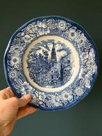 Liberty Blue Staffordshire diep bord Old North Church, Ophalen of Verzenden