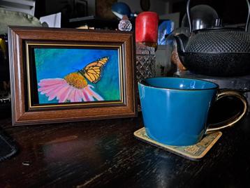 Expressief realisme - Flower Butterfly beschikbaar voor biedingen
