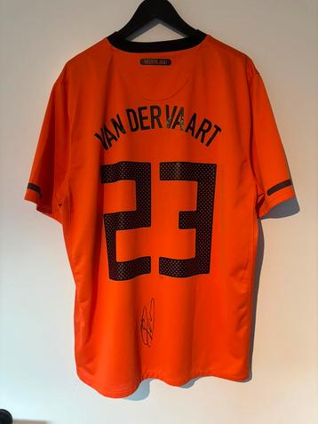 Nederland wk 2010 van der vaart gesigneerd met video bewijs beschikbaar voor biedingen