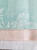 100% linnen vintage handdoeken SET. Pasteltinten, Ophalen of Verzenden, Nieuw, Overige kleuren, Handdoek