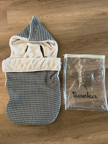 Koeka voetenzak grey steel waffel/teddy beschikbaar voor biedingen