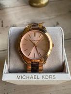 Michael Kors Horloge Rose Goud met Tortoise shell band, Overige merken, Goud, Ophalen of Verzenden, Zo goed als nieuw