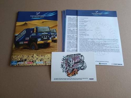 Persmap: DAF CF 75/ DAKAR /Team De Rooy (2004), Boeken, Auto's | Folders en Tijdschriften, Overige merken, Verzenden