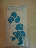 verfsjabloon beertje met balonnen kinderkamer, Ophalen of Verzenden, Nieuw, Wanddecoratie