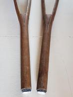 Mooi stel originele antieke krukken uit Engeland 115 cm., Ophalen of Verzenden