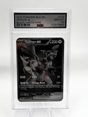 Aluminium Zekrom EX Kaart + decoy slab beschikbaar voor biedingen