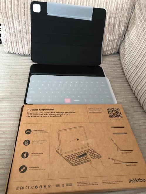 Mokibo Fusion Keyboard touchpad iPad Pro nieuw in doos, Computers en Software, Apple iPads, Nieuw, Apple iPad Pro, Wi-Fi, 12 inch