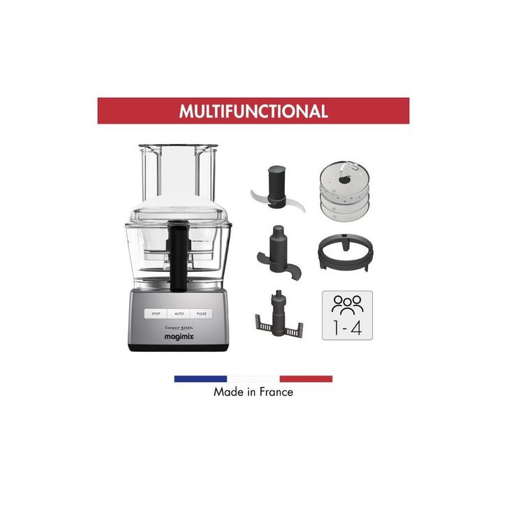Magimix keukenmachine, Witgoed en Apparatuur, Keukenmixers, Zo goed als nieuw, 2 tot 3 liter, 3 snelheden of meer, Vaatwasserbestendig