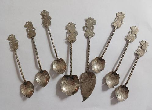 Wajang lepeltjes, suikerschep Nederlands-Indië Indonesië, Antiek en Kunst, Curiosa en Brocante, Ophalen of Verzenden
