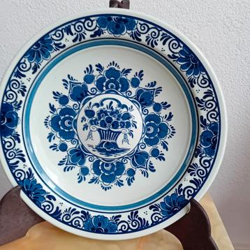 Wandbord, Blauw Delfts, gelobt, distel, SCR, 24 cm beschikbaar voor biedingen