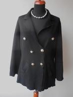 D.Exterior - prachtig zwart wollen blazer / jasje - 40, Kleding | Dames, Maat 38/40 (M), Verzenden, Zo goed als nieuw, Jasje