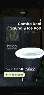 Kaido Recovery Sauna en Ijsbad combo deal | Wim Hof, Tuin en Terras, Bubbelbaden en Hottubs, Verzenden, Nieuw, Pomp, Opblaasbaar