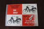 PEUGEOT 104 1971 ersatzteil liste spare parts 104 V, Ophalen of Verzenden, Gebruikt