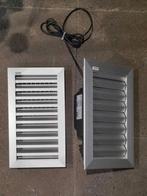 Te koop: ventilatie lamellenrooster 1vast 1motor bediend, Ophalen of Verzenden, Ventilator