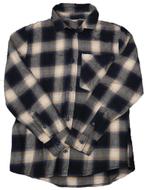 H&M blauw geblokt overhemd maat 146, H&M, Overhemd of Blouse, Ophalen of Verzenden, Zo goed als nieuw
