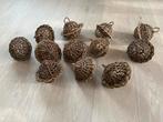 Kerst Decoratieve rotan ballen, Ophalen of Verzenden, Gebruikt