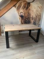 Robuuste tafel steigerhout, 50 tot 100 cm, Rechthoekig, Ophalen of Verzenden, Zo goed als nieuw