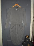 P85) grijs katoen koker model jurk g.ricceri l xl zgan, Kleding | Dames, Jurken, Grijs, G.ricceri, Maat 42/44 (L), Zo goed als nieuw