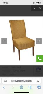 lloyd loom stoelen, Huis en Inrichting, Ophalen, Bruin, Riet of Rotan, Zo goed als nieuw