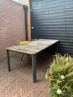 Tuintafel 210 x 100, Tuin en Terras, Ophalen, Gebruikt, Rechthoekig, Hout