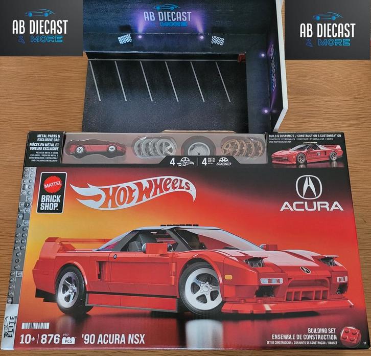 Hot Wheels Brickshop '90 Honda / Acura NSX, Hobby en Vrije tijd, Modelbouw | Auto's en Voertuigen, Nieuw, Auto, Groter dan 1:32