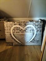 Groot schilderij DOK2 Veenendaal - Structuurverf, Ophalen of Verzenden