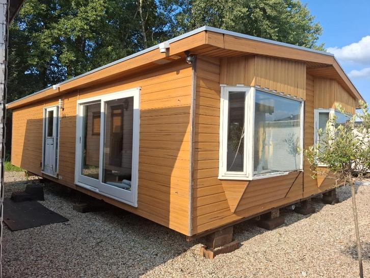 RUIM DUBBEL CHALET TE KOOP!, Caravans en Kamperen, Stacaravans, tot en met 2, Verzenden