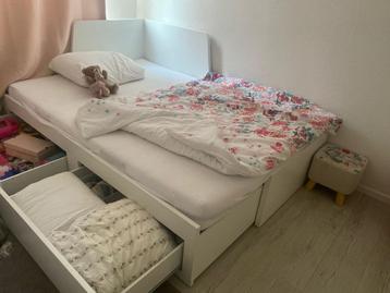 Hemnes uitschuifbare bed van IKEA