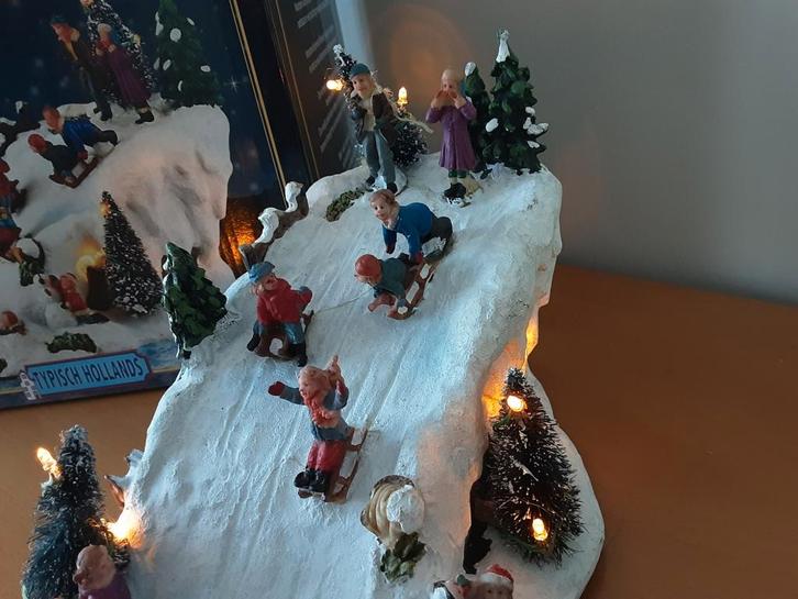 Kerstdorp Typisch Hollands, Sleeschans, kerst, Diversen, Kerst, Zo goed als nieuw, Ophalen of Verzenden