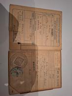 2 distributie stamkaarten Brakel bonkaarten wo2 document, Verzamelen, Militaria | Tweede Wereldoorlog, Ophalen of Verzenden, Landmacht