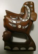 Vintage Nguzu Nguzu houtsnijwerk Salomonseilanden, Ophalen of Verzenden