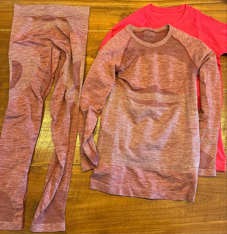 Roze Thermokleding Set Dames - Maat S, Kleding | Dames, Sportkleding, Zo goed als nieuw, Overige typen, Maat 36 (S), Roze, Ophalen of Verzenden
