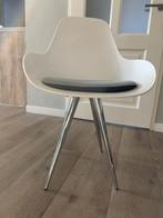 4 Elegante witte kuipstoelen inclusief stoelkussens, Ophalen, Gebruikt, Wit, Vier