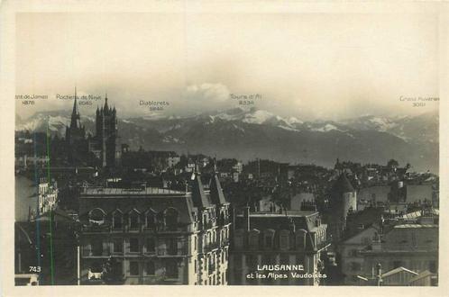 (381-283-009) Lausanne et les Alpes Vaudoises, Verzamelen, Ansichtkaarten | Buitenland, Overig Europa, Verzenden