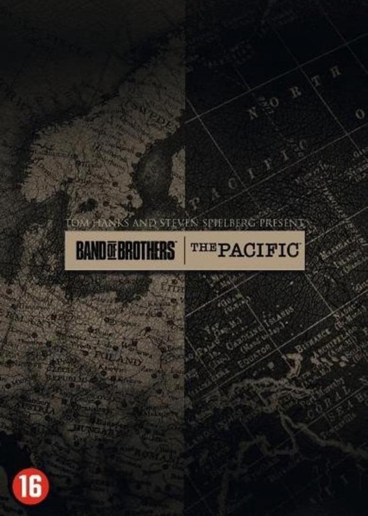 BAND OF BROTHERS EN THE PACIFIC - NIEUW IN SEAL, Cd's en Dvd's, Dvd's | Tv en Series, Nieuw in verpakking, Actie en Avontuur, Boxset
