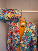 Spongebob Carnavalspak - Opposuits Maat 122-128, Ophalen, Zo goed als nieuw, Overige maten, Opposuits