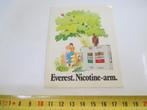 sticker Everest. Nicotine-arm, Verzamelen, Ophalen, Zo goed als nieuw