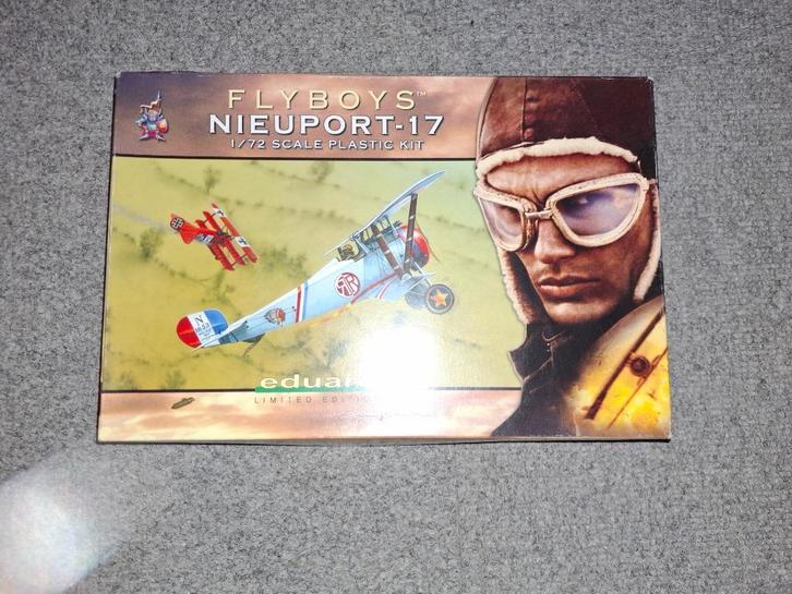1/72 Eduard Nieuport 17 Flyboys (naar de film), Hobby en Vrije tijd, Modelbouw | Vliegtuigen en Helikopters, Zo goed als nieuw