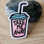 Strijk embleem Iron on Patch applicatie Take me away