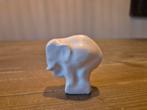 Geglazuurd miniatuur olifantje Kobus de Graaf, Ophalen of Verzenden, Gebruikt, Dier