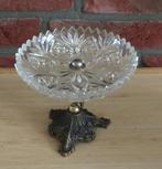 antieke kristalglas bonbonniere, volgnr 25, Antiek en Kunst, Ophalen of Verzenden