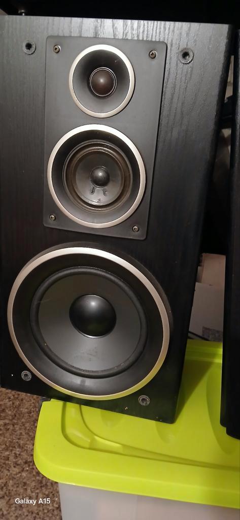 Sony SS-A705 Luidsprekers - Made in Germany, Audio, Tv en Foto, Luidsprekers, Gebruikt, Front, Rear of Stereo speakers, 120 watt of meer